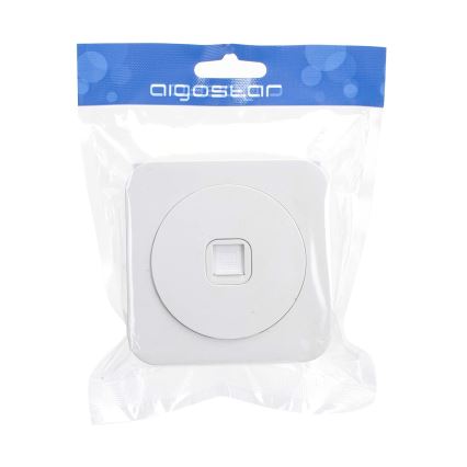 Aigostar - Tomada de parede com moldura branca