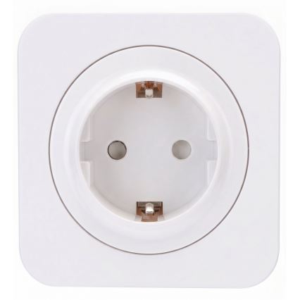 Aigostar - Tomada de parede SCHUKO 250V/16A com moldura, branca