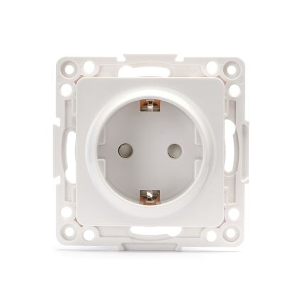 Aigostar - Tomada de parede sem moldura SCHUKO 250V branca