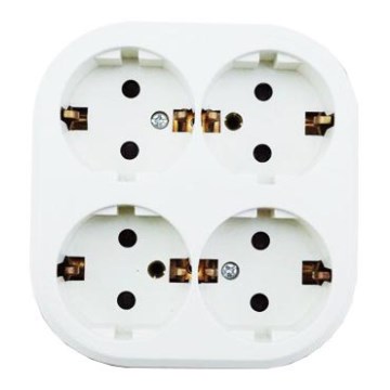 Aigostar - Tomada doméstica SCHUKO 4x 250/16A