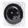 Aigostar - Tomada doméstica sem moldura SCHUKO 250V/16A preta