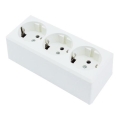 Aigostar - Tomada doméstica tripla SCHUKO 250 V / 16 A