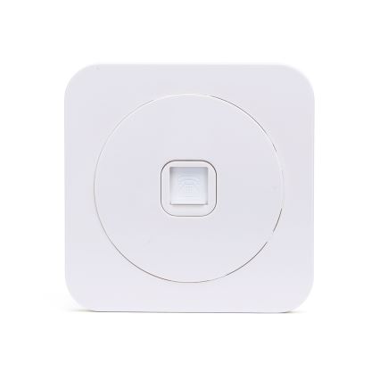 Aigostar - Tomada telefónica com moldura branca
