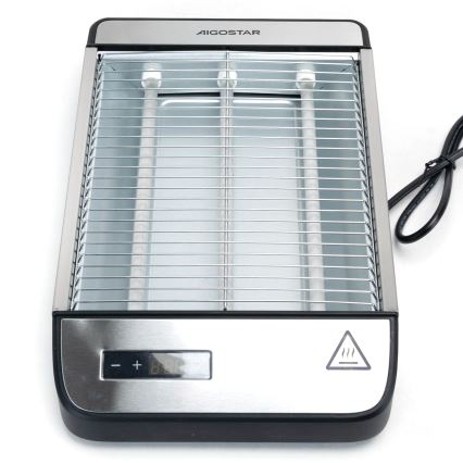 Aigostar - Torradeira 840-1000W/230V cromado mate