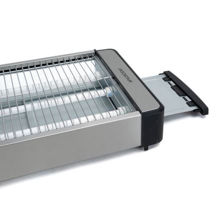 Aigostar - Torradeira 840-1000W/230V cromado mate
