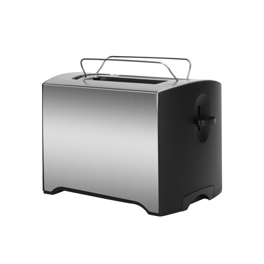 Aigostar - Torradeira com 2 espaços 900W/230V cromado mate