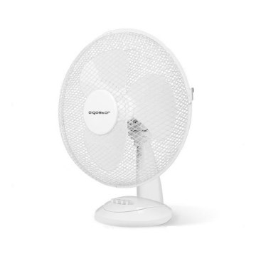 Aigostar - Ventilador de mesa 35W/230V 34 cm branco