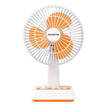 Aigostar - Ventilador de mesa 6W/USB