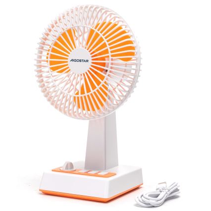 Aigostar - Ventilador de mesa 6W/USB