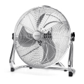 Aigostar - Ventilador de pé 100W/230V Ø 54 cm cromado brilhante