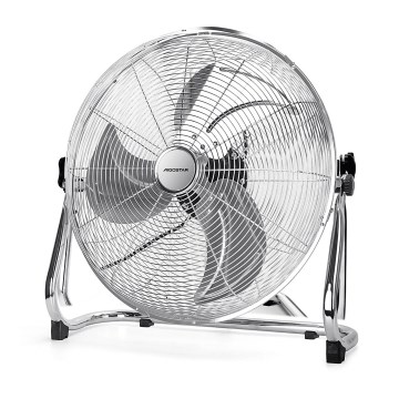 Aigostar - Ventilador de pé 100W/230V Ø 54 cm cromado brilhante
