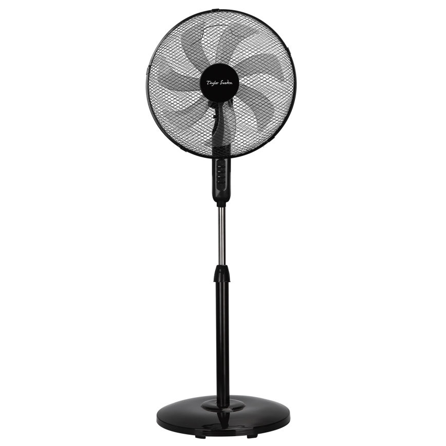 Aigostar - Ventilador de pé 50W/230V preto