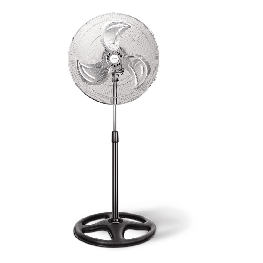 Aigostar - Ventilador de pé 50W/230V Ø 50 cm cromado/preto