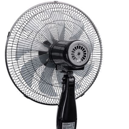 Aigostar - Ventilador de pé 55W/230V 130 cm preto + controlo remoto