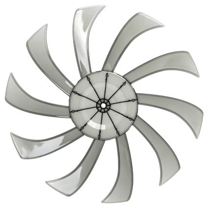Aigostar - Ventilador de pé 55W/230V 130 cm preto + controlo remoto