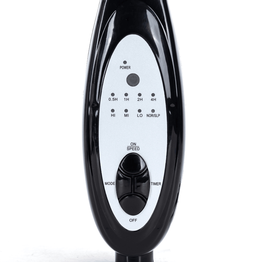 Aigostar - Ventilador de pé 55W/230V 130 cm preto + controlo remoto