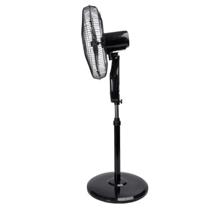 Aigostar - Ventilador de pé 60W/230V 130 cm preto + controlo remoto