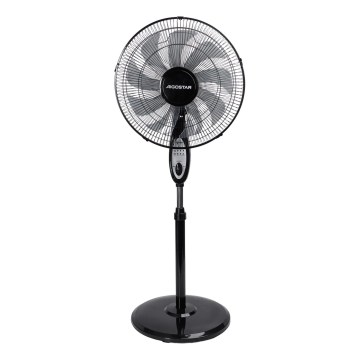 Aigostar - Ventilador de pé 60W/230V preto