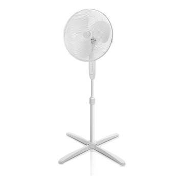 Aigostar - Ventilador de pedestal 45W/230V 120 cm branco