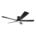 Aigostar - Ventilador de teto LED dimerizável LED/20W/230V 2700-6500K 132cm preto + controlo remoto