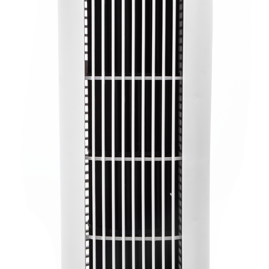 Aigostar - Ventilador de coluna 50W/230V branco + controlo remoto