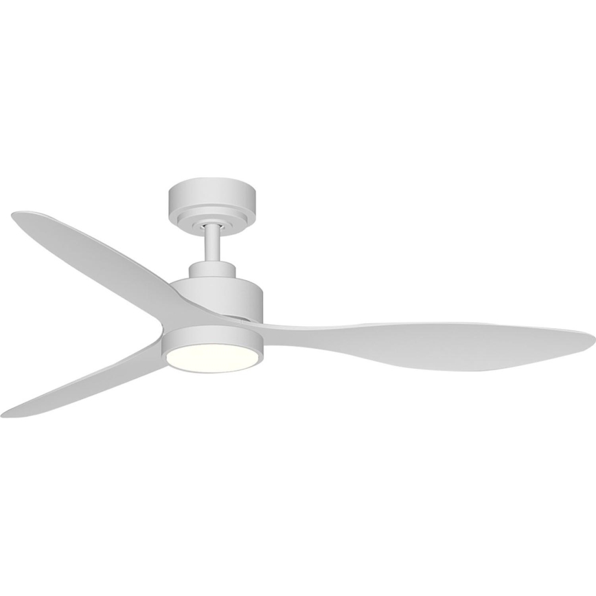 Aigostar - Ventoinha de teto LED com regulação LED/20W/230V 2700-6500K 132cm branco + comando
