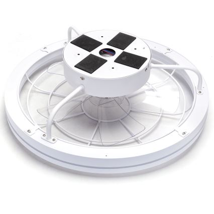 Aigostar - Ventoinha de teto LED com regulação LED/40W/230V 2700-6500K diâmetro 48 cm + comando branco