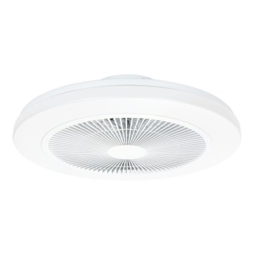 Aigostar - Ventoinha de teto LED com regulação LED/40W/230V 2700-6500K diâmetro 48 cm + comando branco