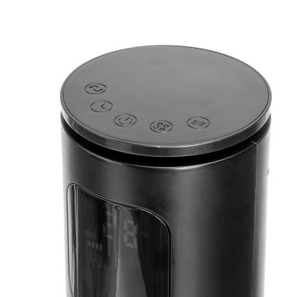 Aigostar - Ventoinha de torre 50W/230V preto Wi-Fi + comando