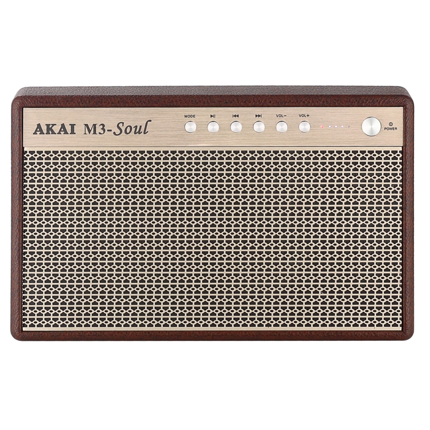 AKAI M3 SOUL COFFEE - Coluna sem fios 20W/6000 mAh