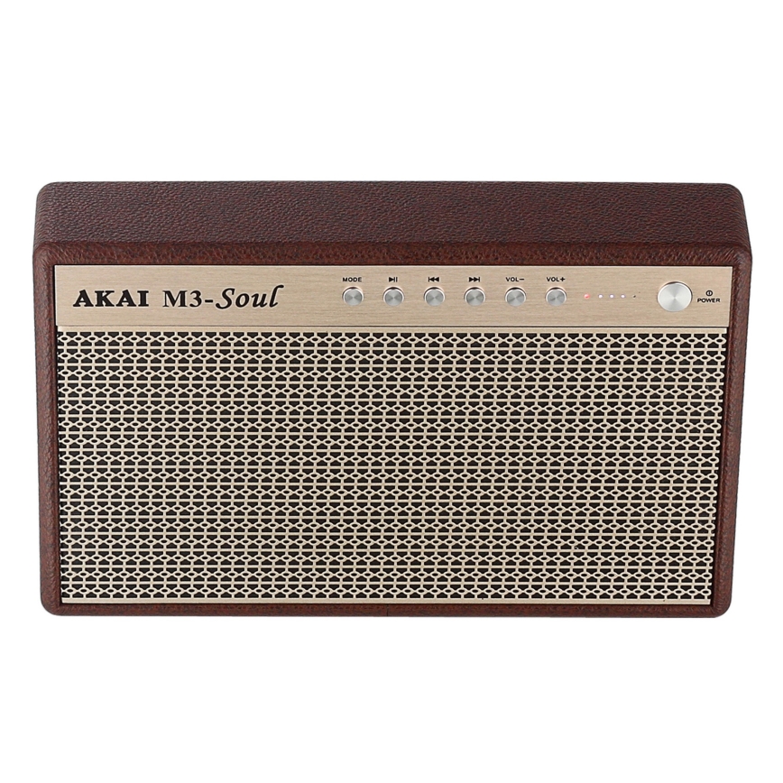 AKAI M3 SOUL COFFEE - Coluna sem fios 20W/6000 mAh