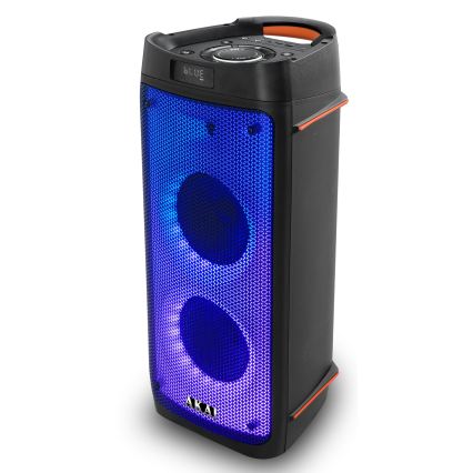 AKAI PARTY BOX 810 - Coluna sem fios 65W/230V 5000 mAh + controlo remoto