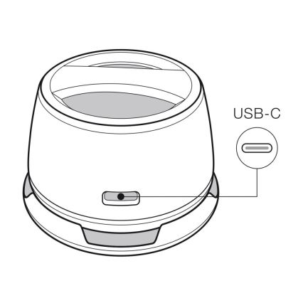 Aligator ABSMB01 - Altifalante magnético para MagSafe Mini Beat 400 mAh preto