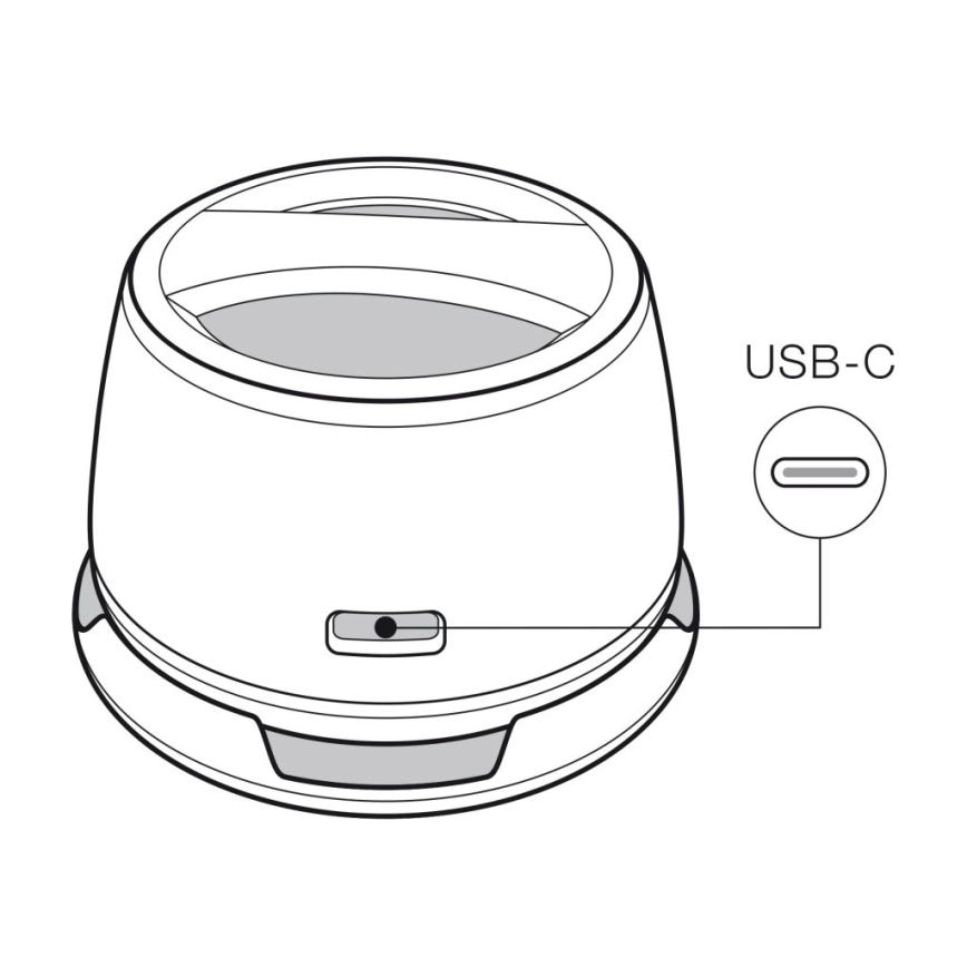 Aligator ABSMB01 - Altifalante magnético para MagSafe Mini Beat 400 mAh preto