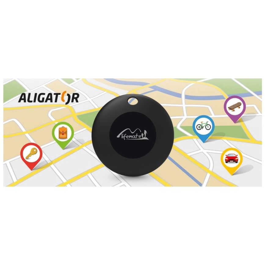 Aligator APD001 - Localizador Life Tag 1xCR2032 IP65 preto
