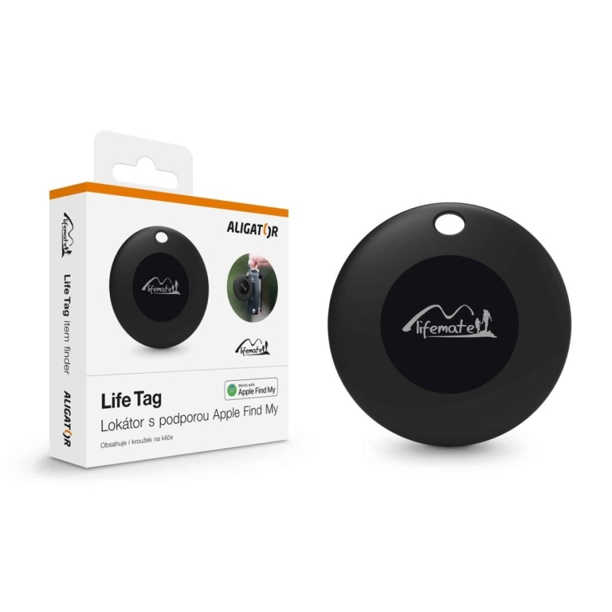 Aligator APD001 - Localizador Life Tag 1xCR2032 IP65 preto