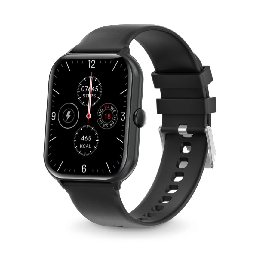 Aligator AW10BK - Relógio inteligente Watch GO 220 mAh IP67 preto