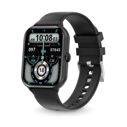 Aligator AW10BK - Relógio inteligente Watch GO 220 mAh IP67 preto