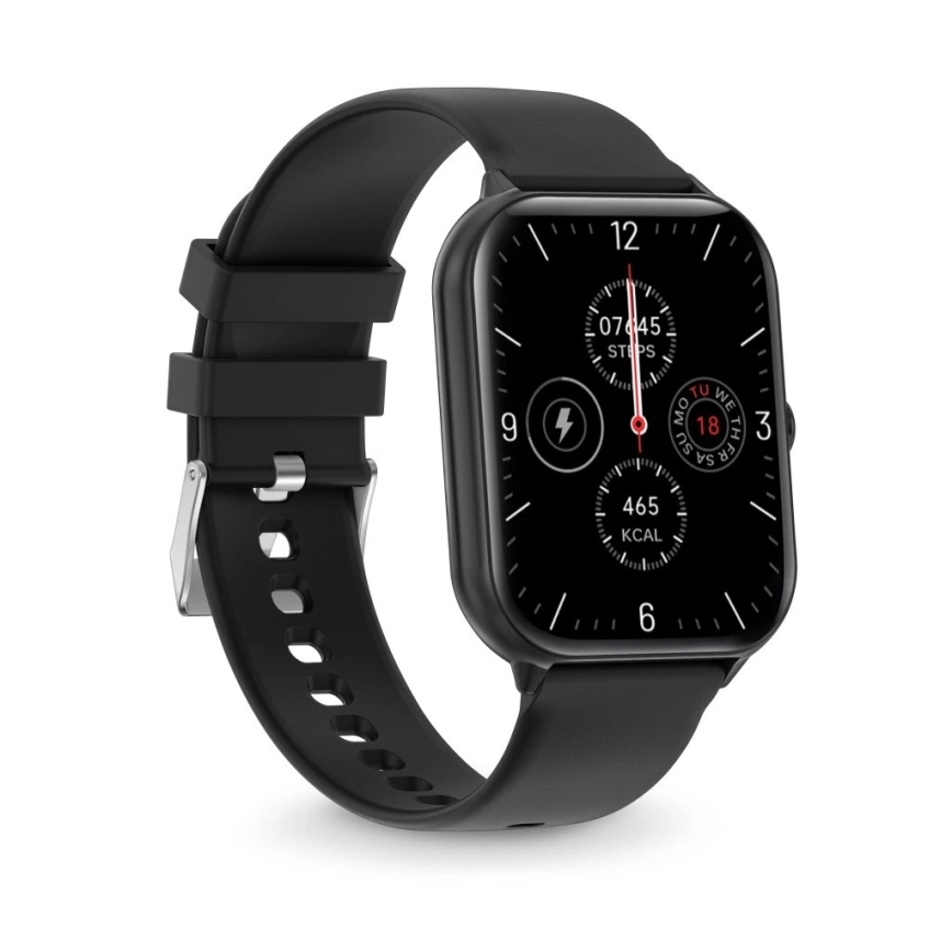 Aligator AW10BK - Relógio inteligente Watch GO 220 mAh IP67 preto