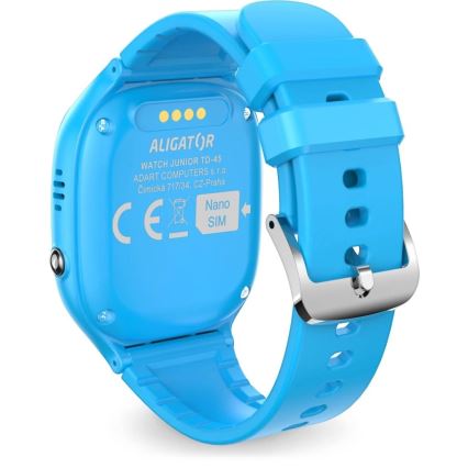 Aligator AW11BE - Relógio inteligente Watch Junior 2 450 mAh IP67 Wi‑Fi azul
