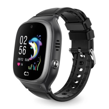 Aligator AW11BK - Relógio inteligente Watch Junior 2 450 mAh IP67 Wi‑Fi preto