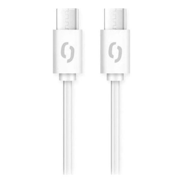 Aligator DATKP47 - Cabo USB-C para USB-C, Power Delivery 100 W, 1,5 m, branco