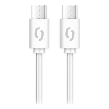 Aligator DATKP55 - cabo USB-C para USB-C 65W Power Delivery 0,5 m branco