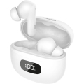 Aligator TWS08WT - Auriculares sem fios com Cancelamento Ativo de Ruído (ANC), 200 mAh + 2x 30 mAh, IP40, brancos
