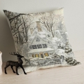 Almofada decorativa 43x43 cm bege