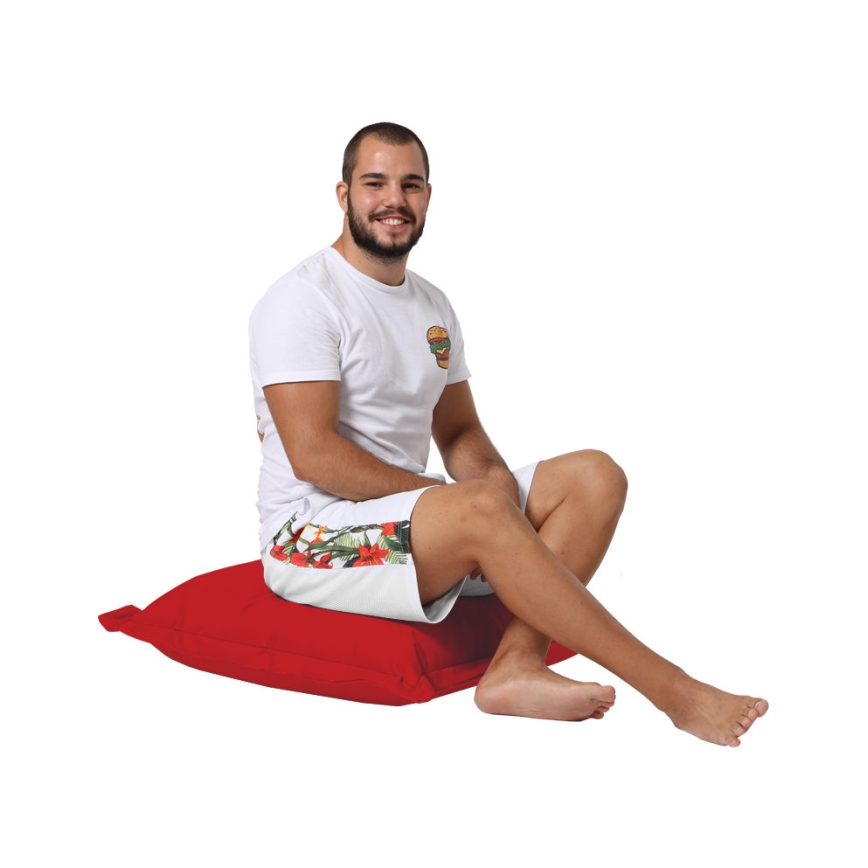 Almofada para chão 70x70 cm vermelho