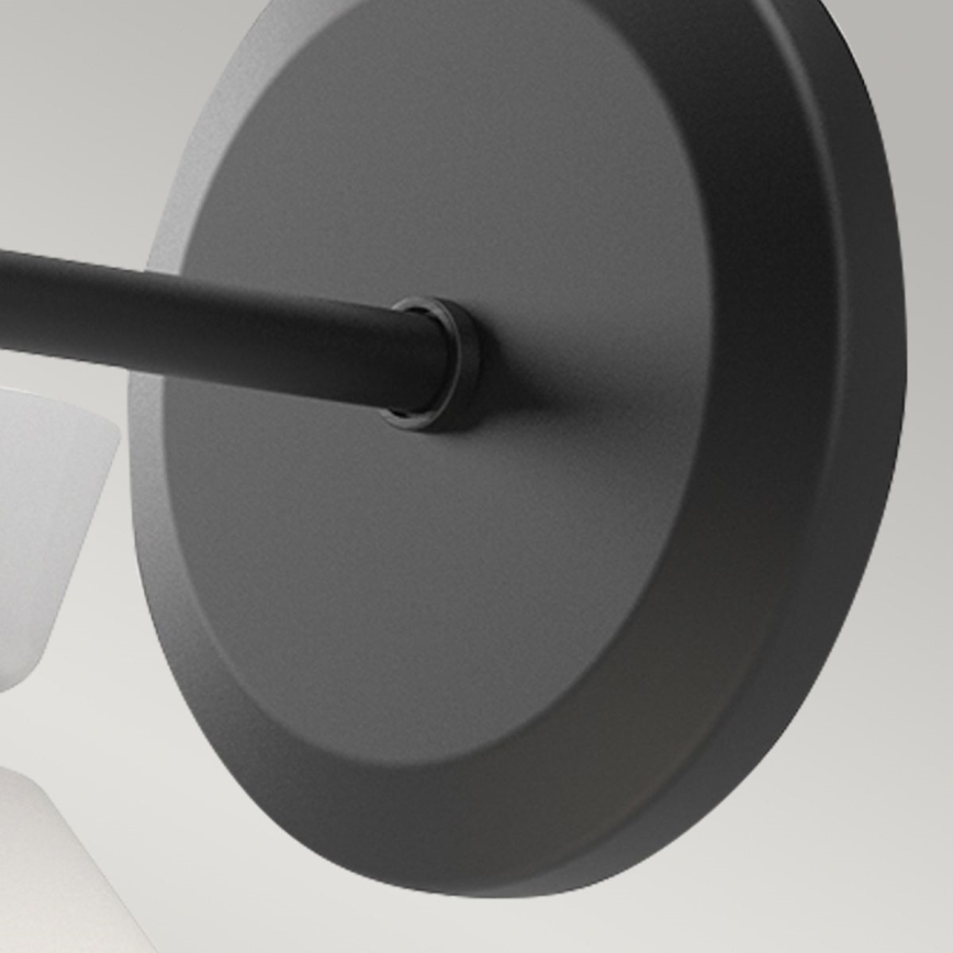 Alora Mood - Arandela HALSTON 1xE14/40W/230V preta