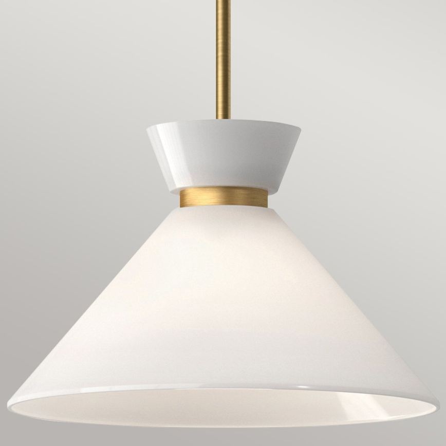 Alora Mood - Lustre em haste HALSTON 1xE27/60W/230V dourado