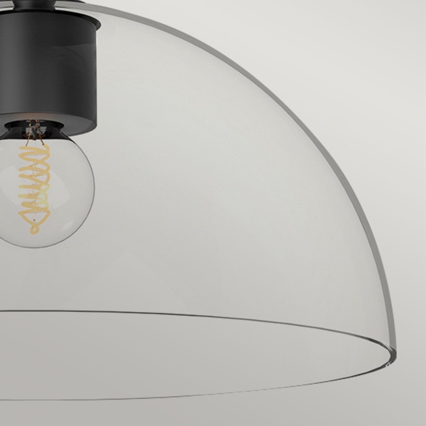 Alora Mood - Luminária de teto JUDE 1xE27/60W/230V Ø 30,5 cm preta