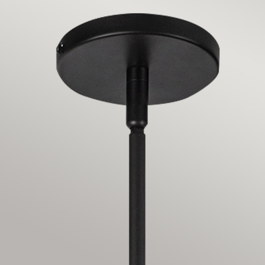 Alora Mood - Lustre em haste PERTH 1xE27/60W/230V Ø 37,5 cm, preto